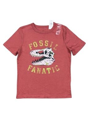 NWT GAP Dinosaur T Shirt ‘Fossil Fanatic’ Small 6/7